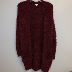 Forever 21 fluffy cardigan